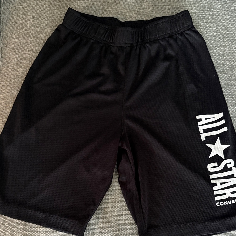 Converse All Star Men's Black Athletic Shorts